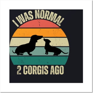 From Normal to 2 Corgis Posters and Art